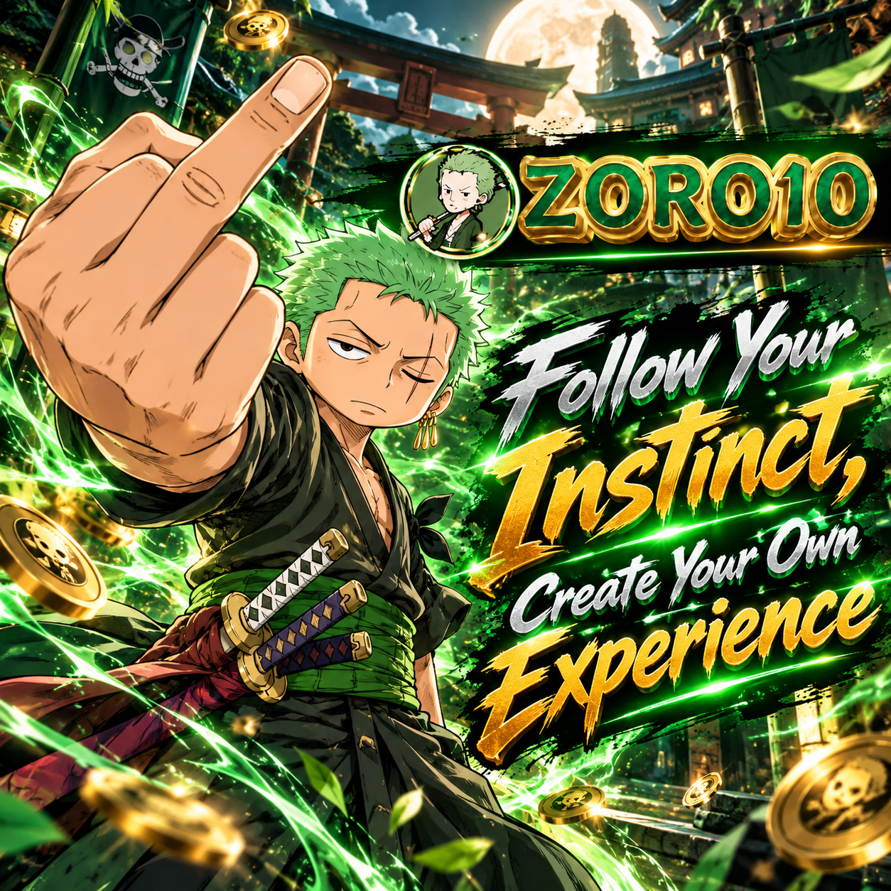 ZORO10 >> Follow Your Instinct, Create Your Own Experience